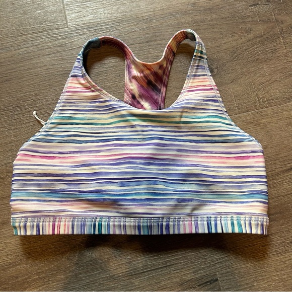 Athleta Multicolor Striped Bikini Top - Picture 1 of 6